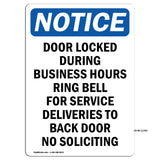 Door Locked During Business Hours Ring Bell