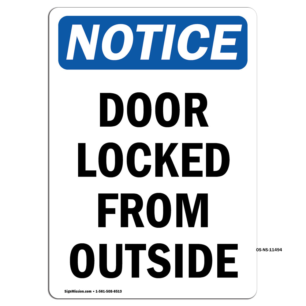 Door Locked From Outside