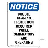 Double Hearing Protection Required