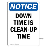 Down Time Is Clean-Up Time