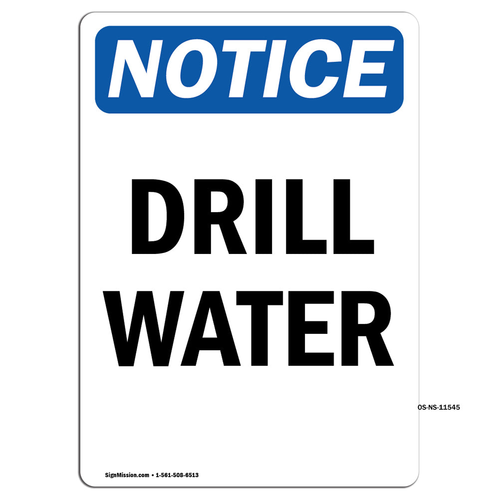 Drill Water