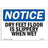 Dry Feet Floor Is Slippery When Wet