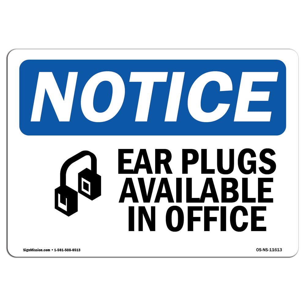 Ear Plugs Available In Office