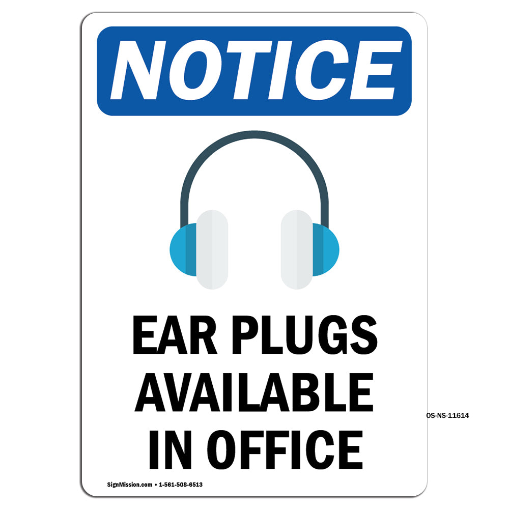 Ear Plugs Available In Office