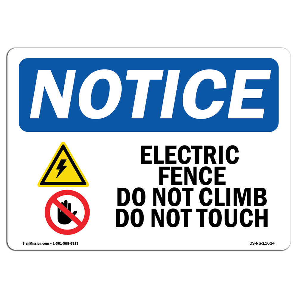 Electric Fence Do Not Climb