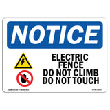 Electric Fence Do Not Climb