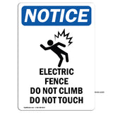 Electric Fence Do Not Climb