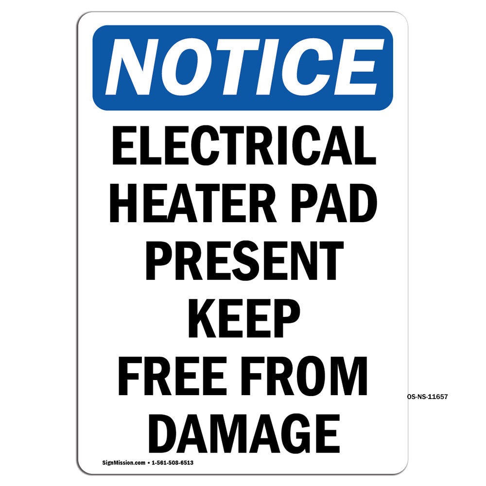 Electrical Heater Pad Present Keep Free