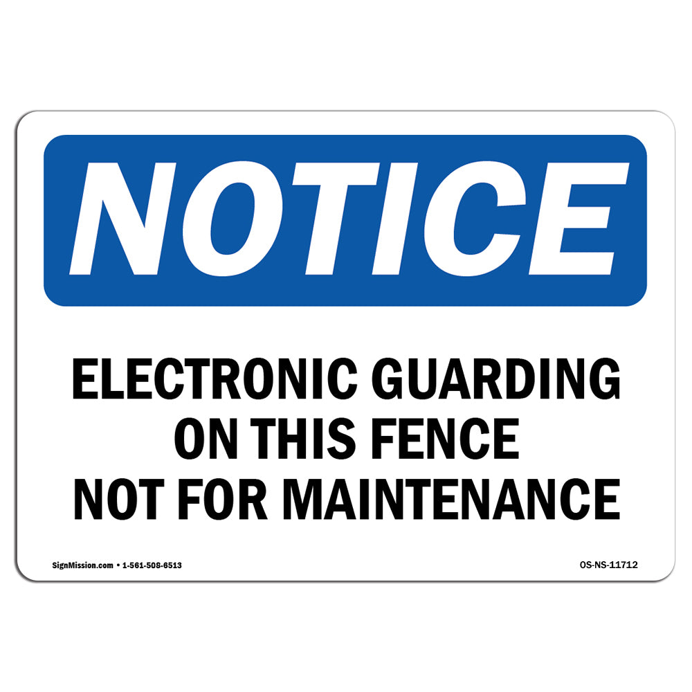 Electronic Guarding On This Fence Not For