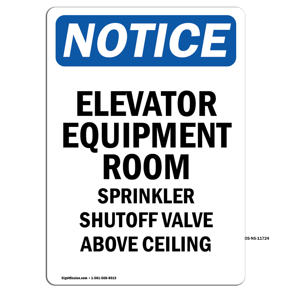 Elevator Equipment Room Sprinkler Shutoff