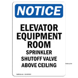 Elevator Equipment Room Sprinkler Shutoff