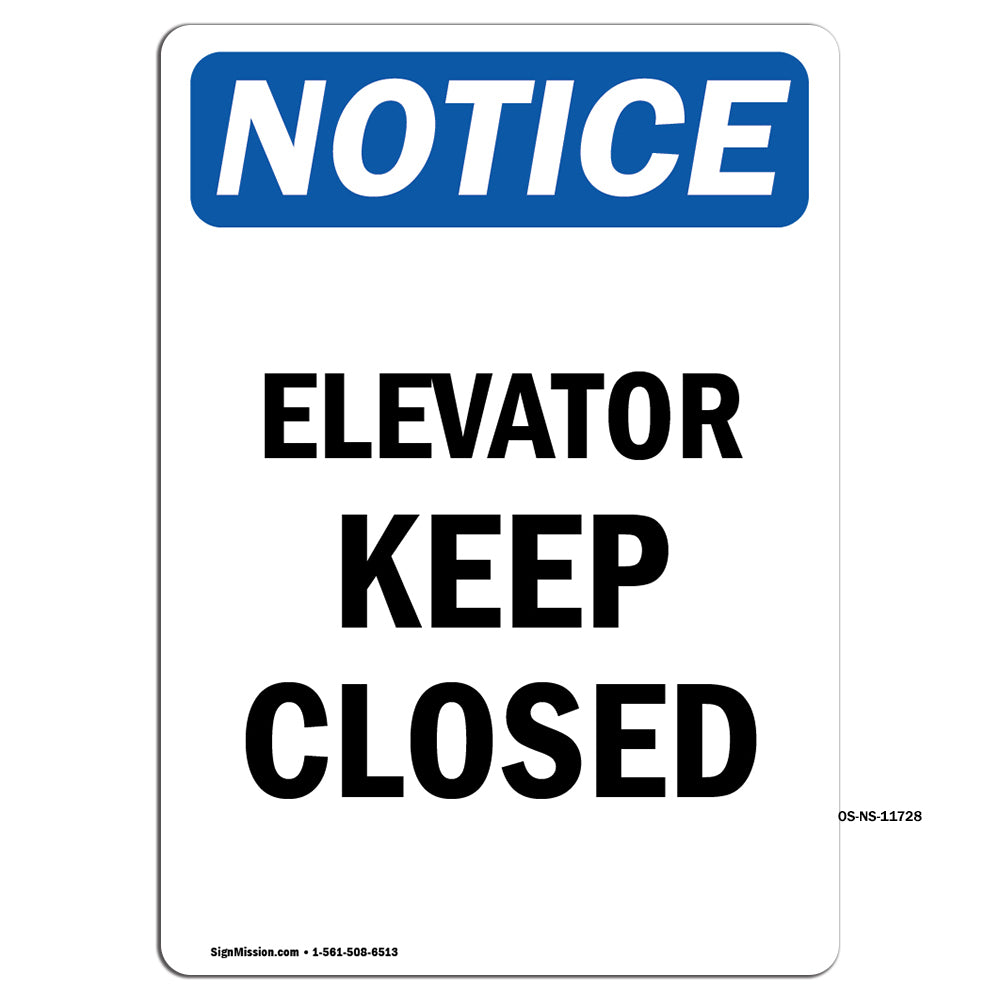 Elevator Keep Closed