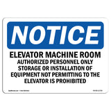 Elevator Machine Room Authorized Personnel