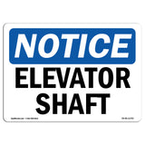 Elevator Shaft Sign
