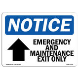 Emergency And Maintenance Exit