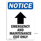 Emergency And Maintenance Exit