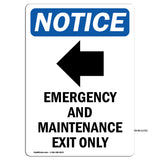 Emergency And Maintenance Exit