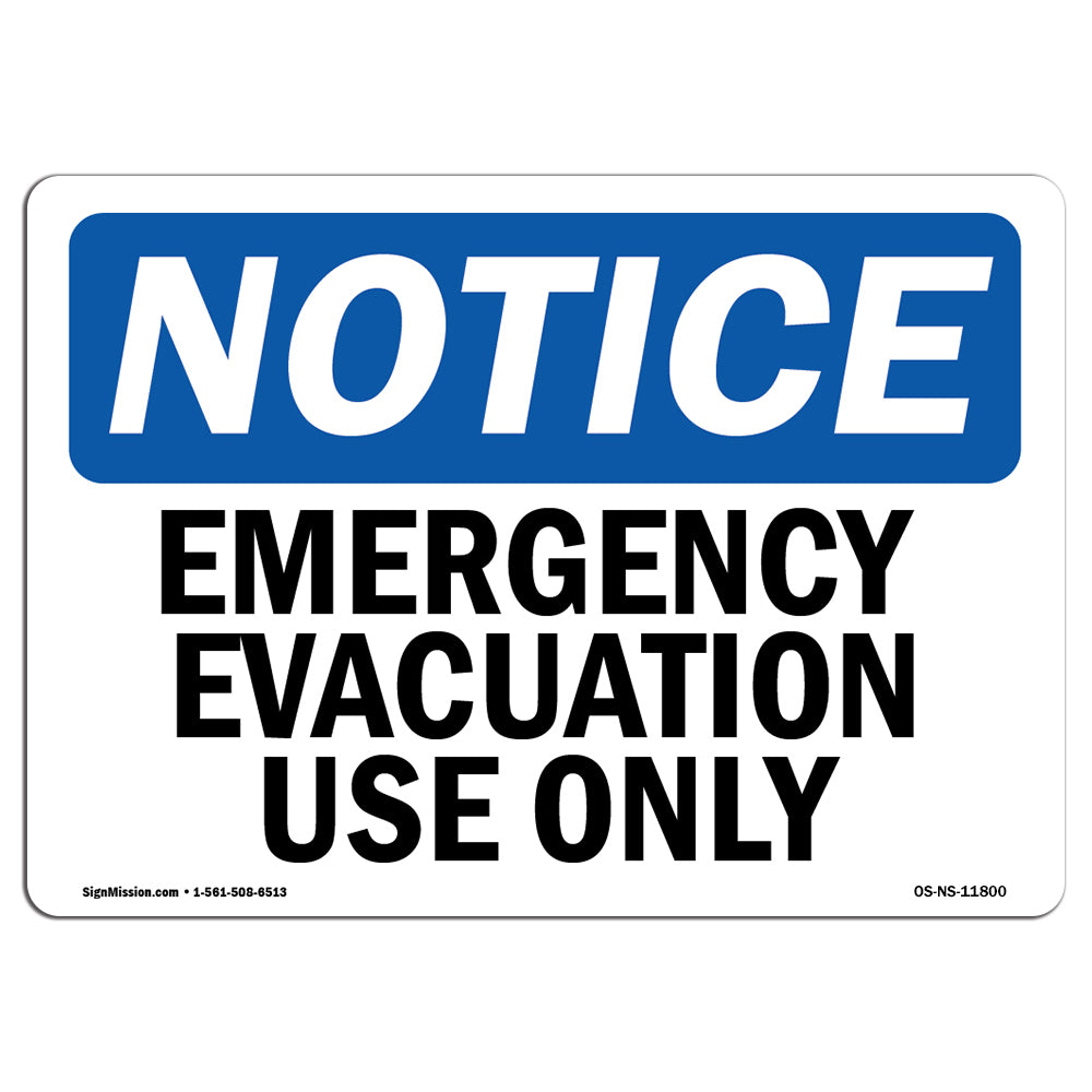 Emergency Evacuation Use Only