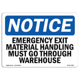 Emergency Exit Material Handling Must Go