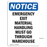 Emergency Exit Material Handling Must Go