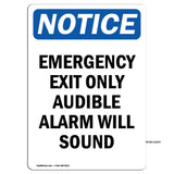 Emergency Exit Only Audible Alarm
