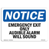 Emergency Exit Only Audible Alarm