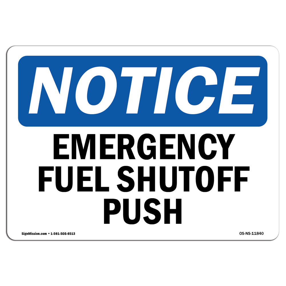 Emergency Fuel Shutoff Push