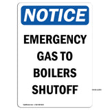 Emergency Gas To Boilers Shutoff