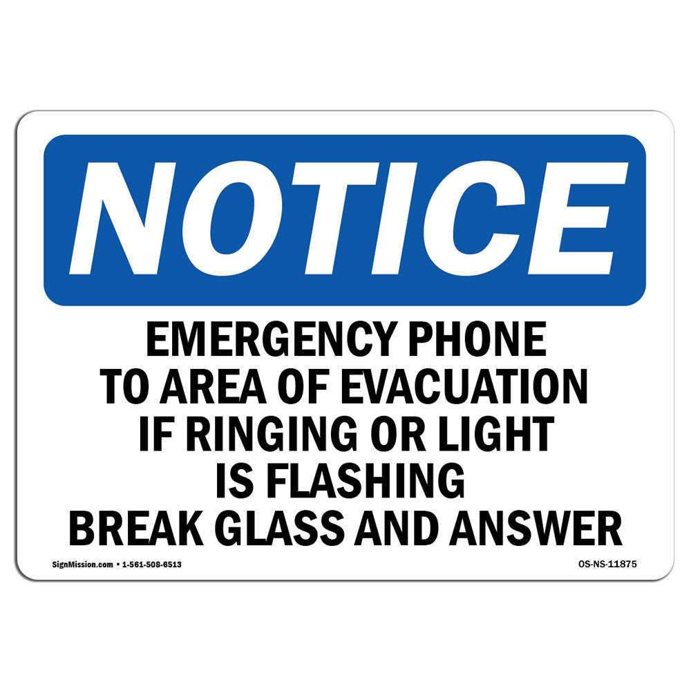 Emergency Phone To Area Of Evacuation If