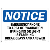 Emergency Phone To Area Of Evacuation If