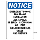 Emergency Phone To Area Of Evacuation Assistance