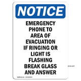 Emergency Phone To Area Of Evacuation If