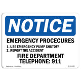 Emergency Procedures 1. Use Emergency Pump