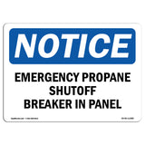 Emergency Propane Shutoff Breaker In Panel