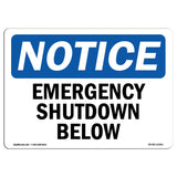 Emergency Shutoff Below