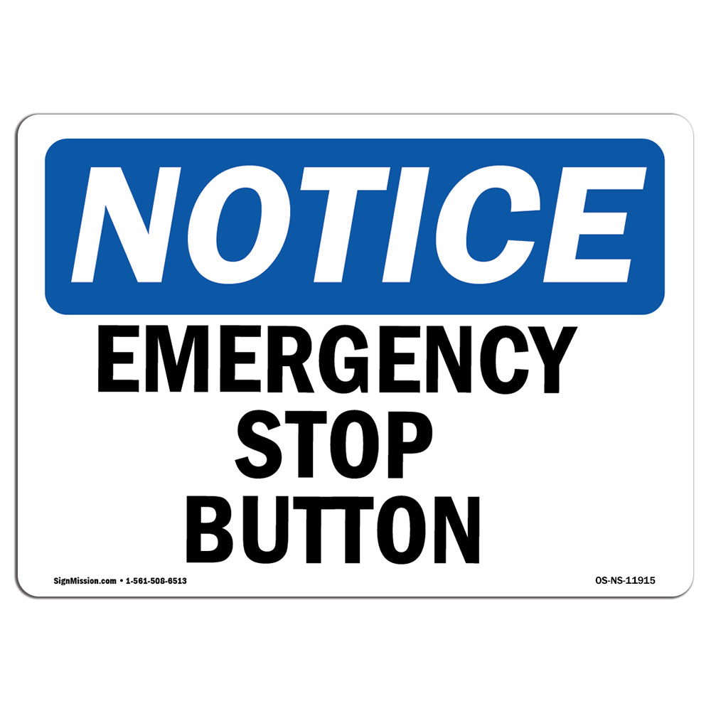 Emergency Stop Button