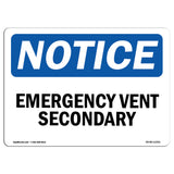 Emergency Vent Secondary