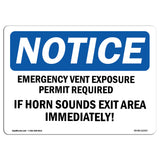 Emergency Venting Exposure Permit Required