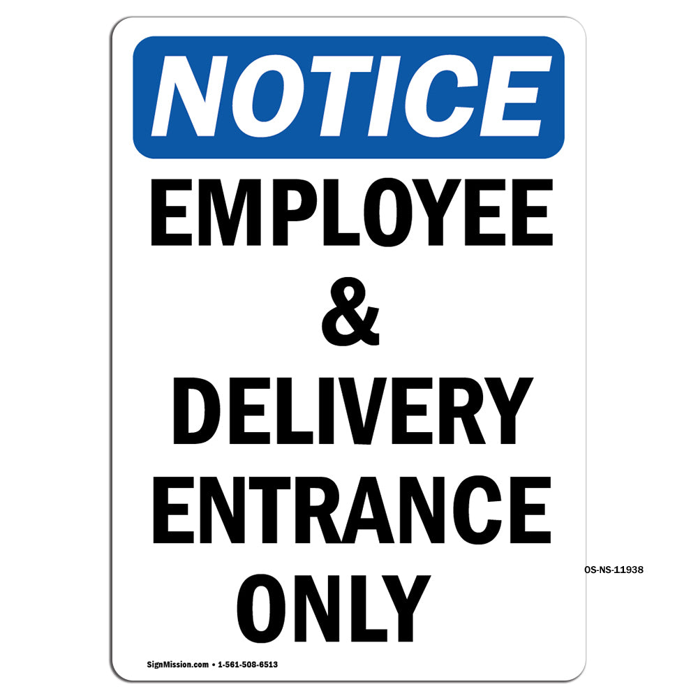 Employee And Delivery Entrance Only