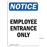 Employee Entrance Only