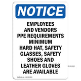 Employees And Vendors PPE Requirements Minimum