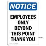 Employees Only Beyond This Point Thank You