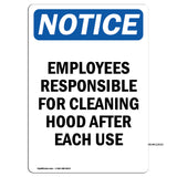Employees Responsible For Cleaning Hood