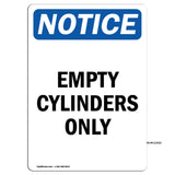 Empty Cylinders Only
