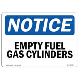 Empty Fuel Gas Cylinders