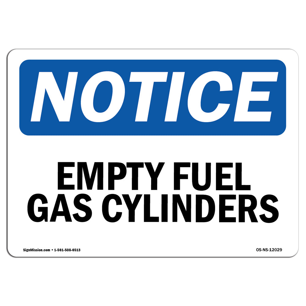 Empty Fuel Gas Cylinders