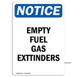 Empty Fuel Gas Cylinders