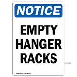 Empty Hanger Racks