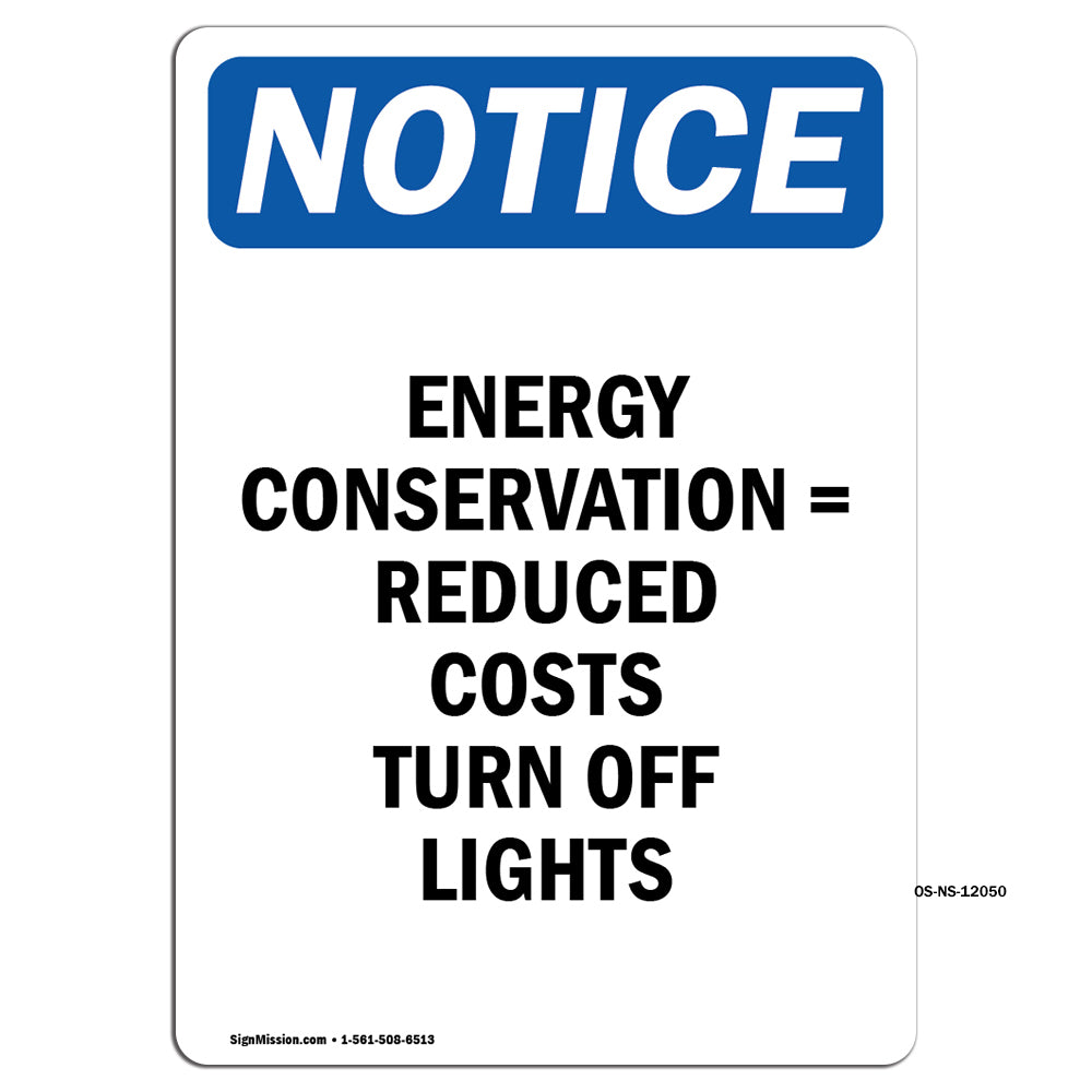 Energy Conservation = Reduced Costs Turn