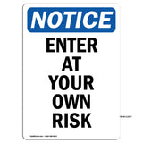 Enter At Your Own Risk